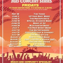 2023 Ocean Isle Beach Summer Concerts